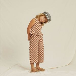Rylee and Cru Toddler Rust Checkered Set 4/5